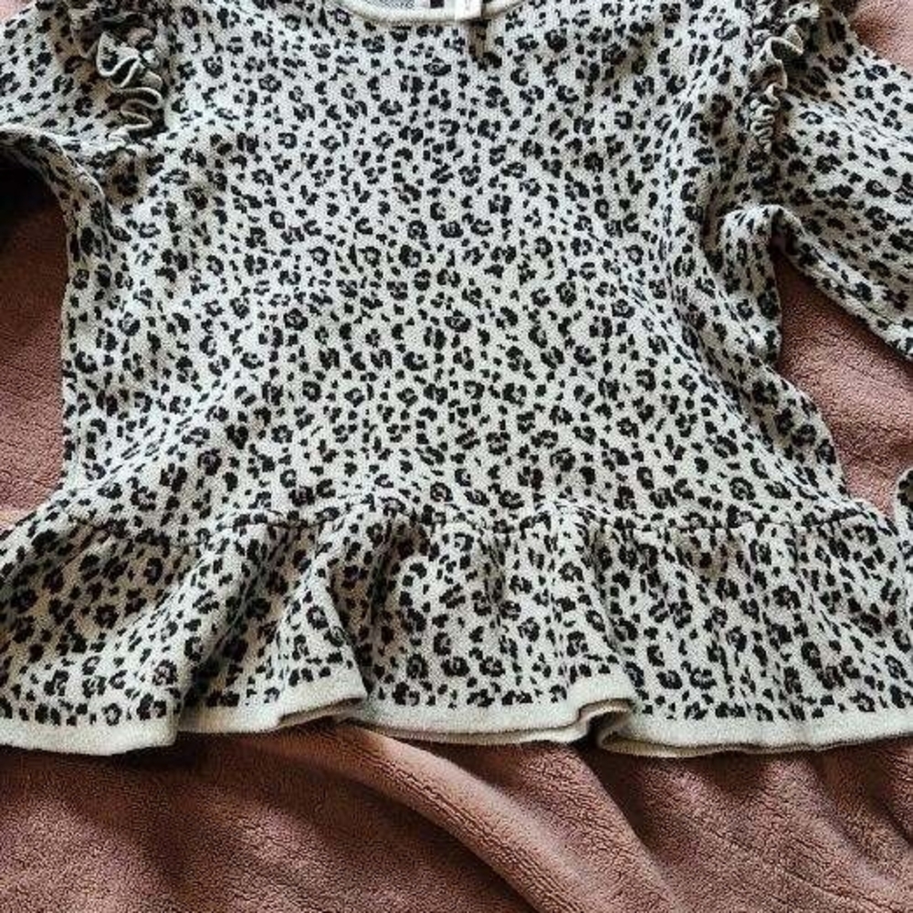 Leopard Print Kids Top